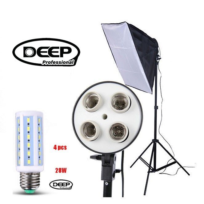 Набор постоянного LED света Deep 50x70cм 28W*4 Е27